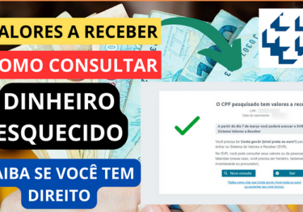 Como consultar e solicitar a devolução de Valores a Receber do Banco Central do Brasil (1)