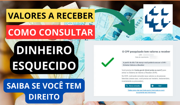 Como consultar e solicitar a devolução de Valores a Receber do Banco Central do Brasil (1)
