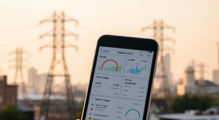 National Grid mobile app pay bills check outages track usage