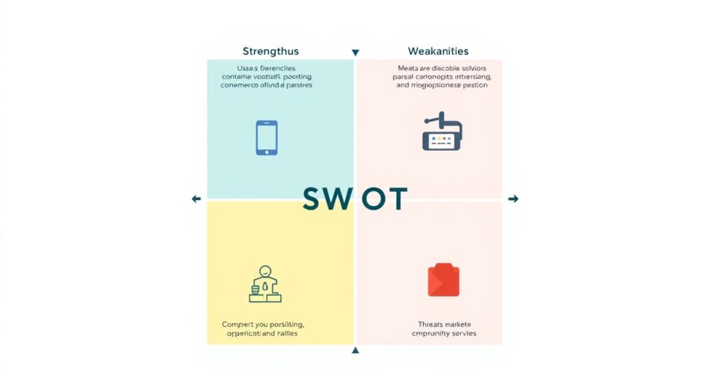 SWOT analysis for business growth and market position