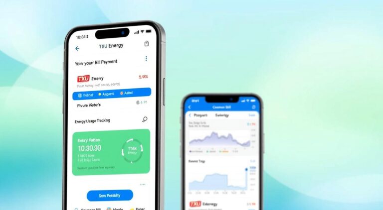TXU Energy app bill payments track energy usage mobile download