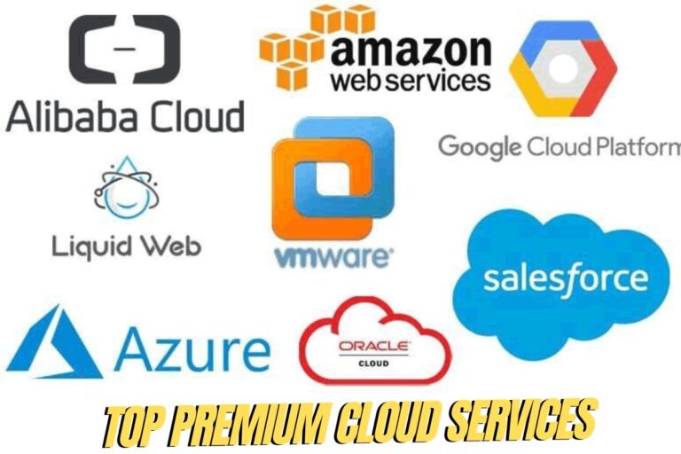 Abstract illustration of cloud computing technology, representing the top premium cloud services.