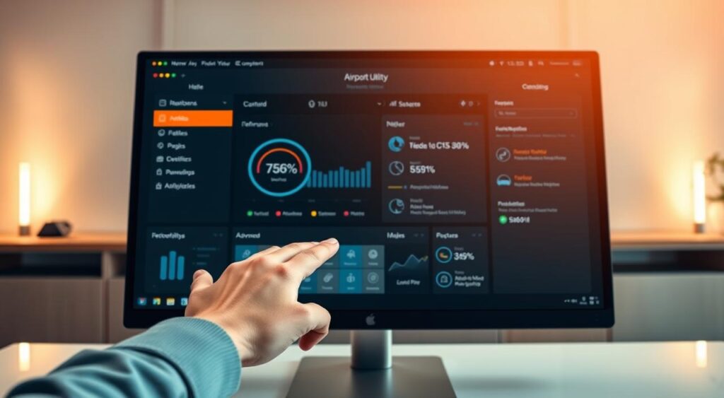 advanced network management with Airport Utility